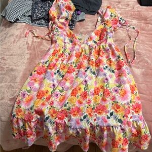 Floral Puff Sleeve Dress